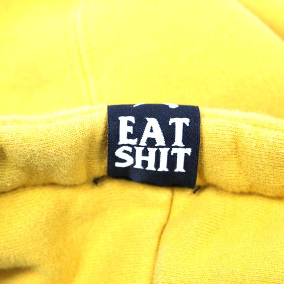 Rusty Butcher Pullover Hoodie Sweatshirt Sz X-LARGE Yellow Chill Thrill And Kill - Picture 10 of 10